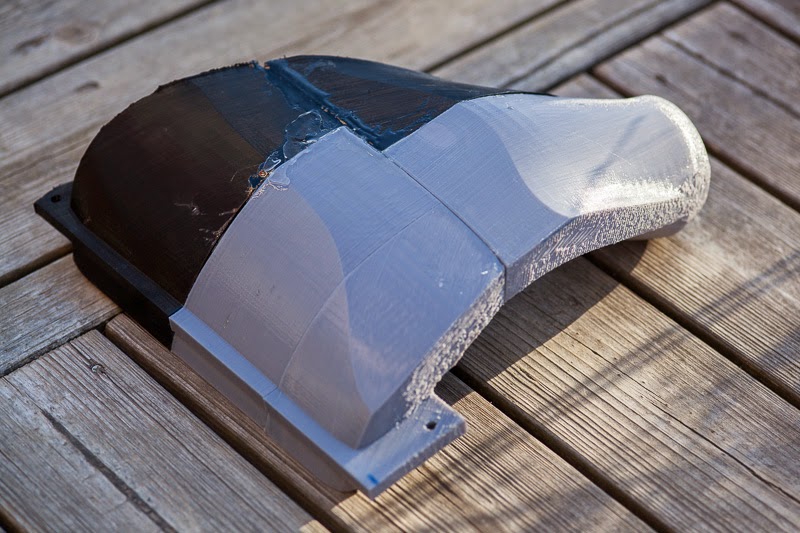 3D printed cold air intake — photograph