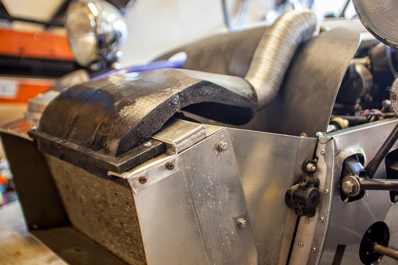 3D printed cold air intake — photograph
