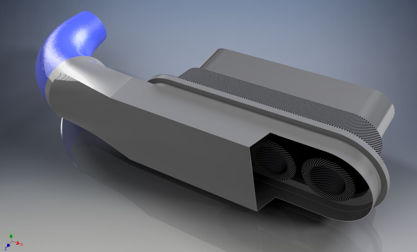 Airbox static flow CFD analysis — photograph