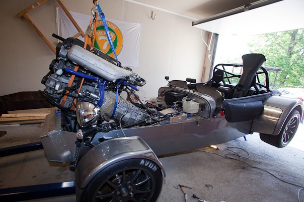 The engine is out