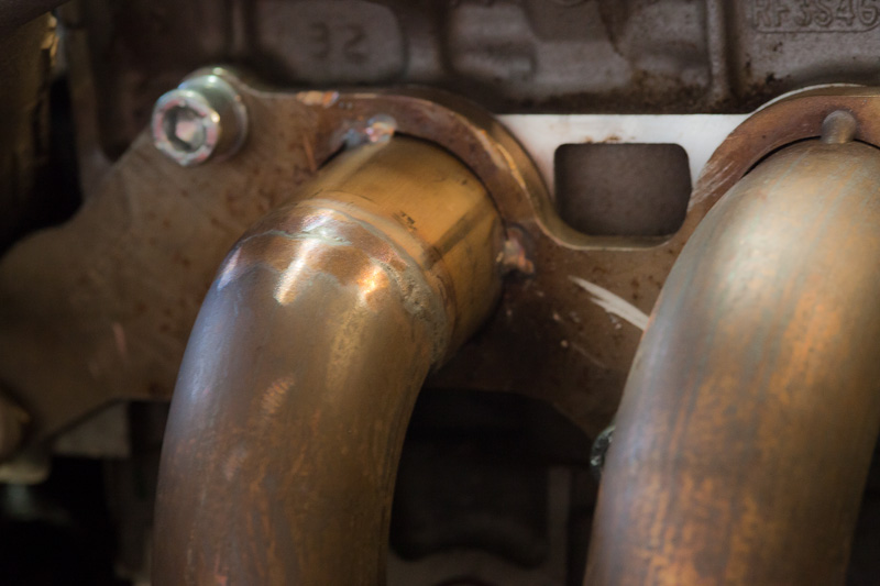 Cracked exhaust manifold