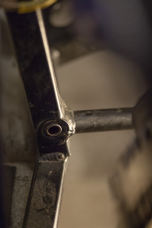 Replacing front bushings